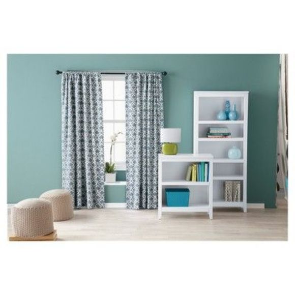 Carson 36" 2 Shelf Bookcase White - Threshold - Open Box - Picture 3 of 5